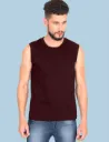 Plain gymwear sleeveless t shirts